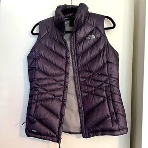 North Face plum vest